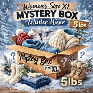 Women's Winter Wear Mystery Box - Size XL 5lbs of clothes!